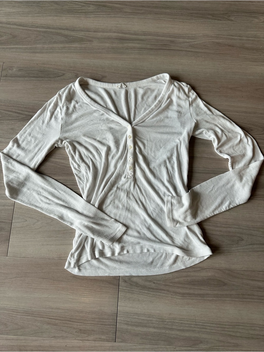 ARITZIA Wilfred Free white long sleeve top women’s small